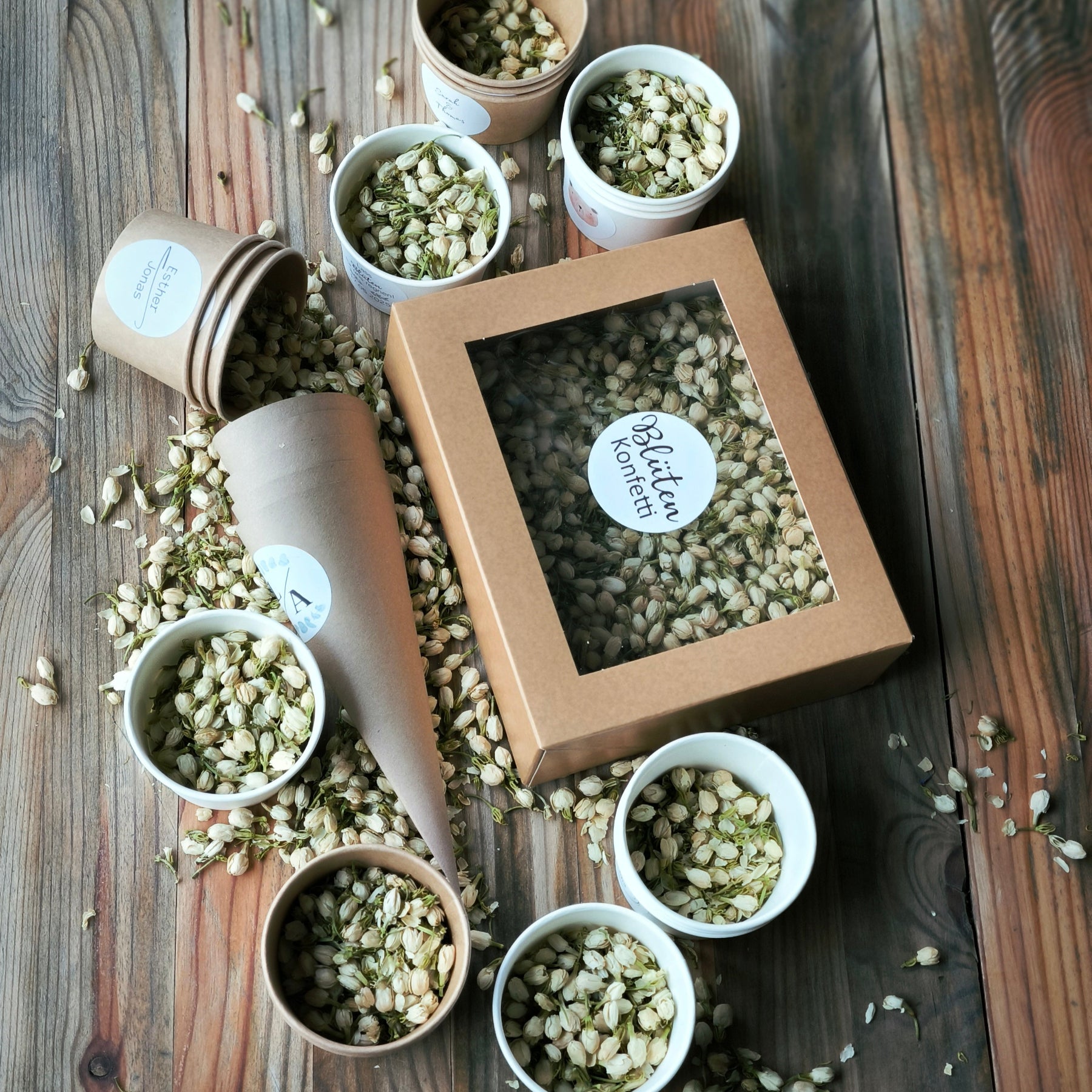 Blütenkonfetti Ivory Jasmin