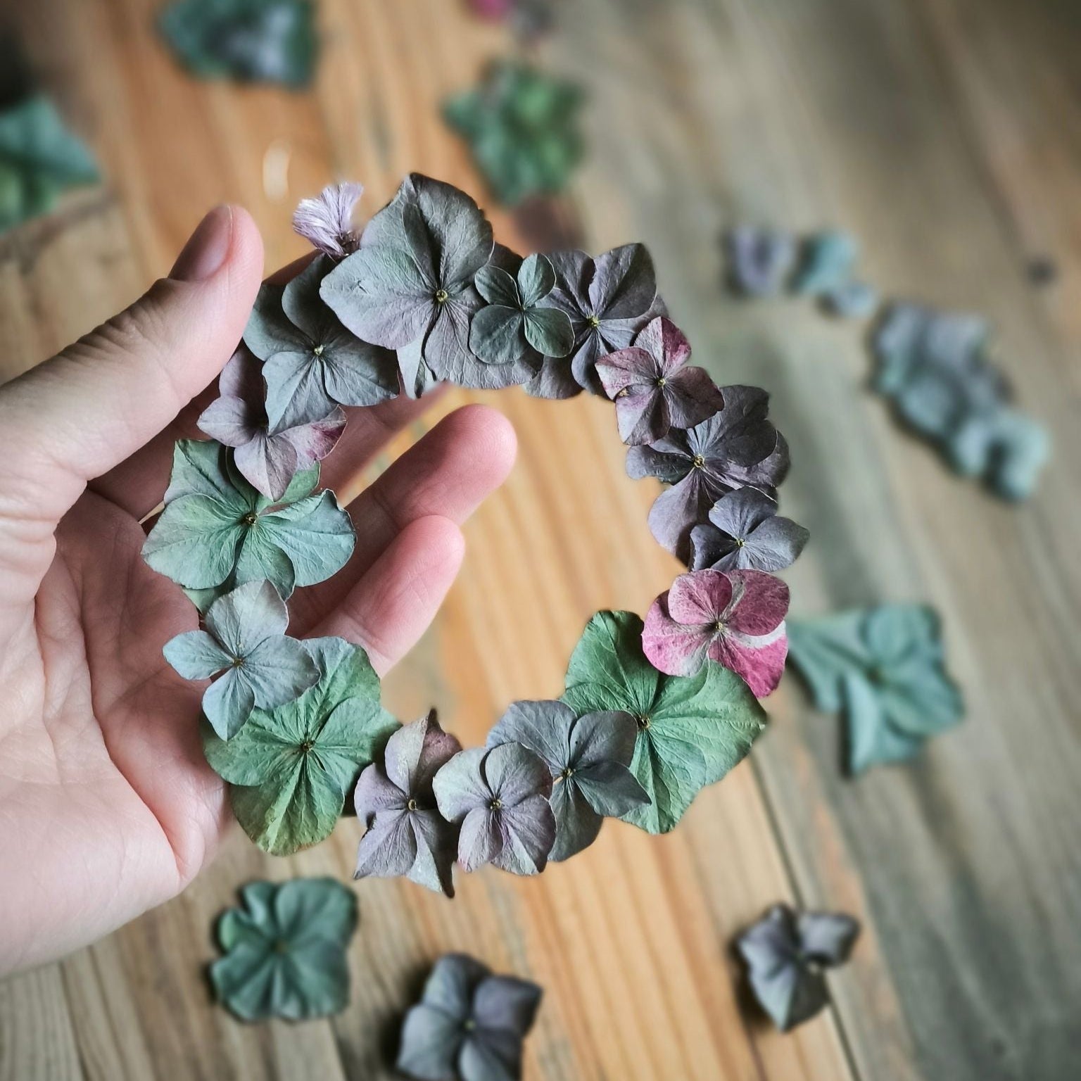 Blütenanhänger Hortensie Winter Edition