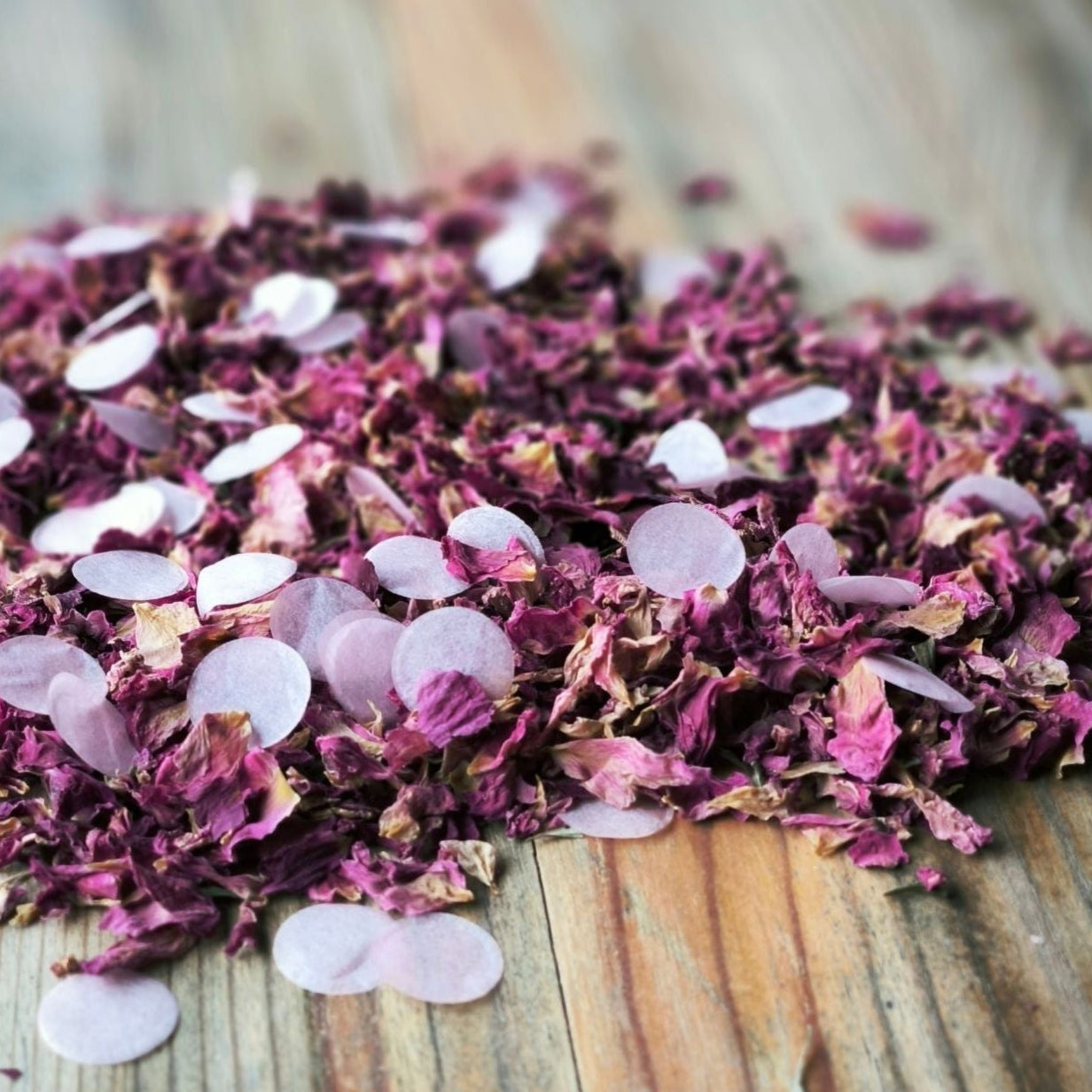 Blütenkonfetti Pink Romance mit Seidenpapierkonfetti