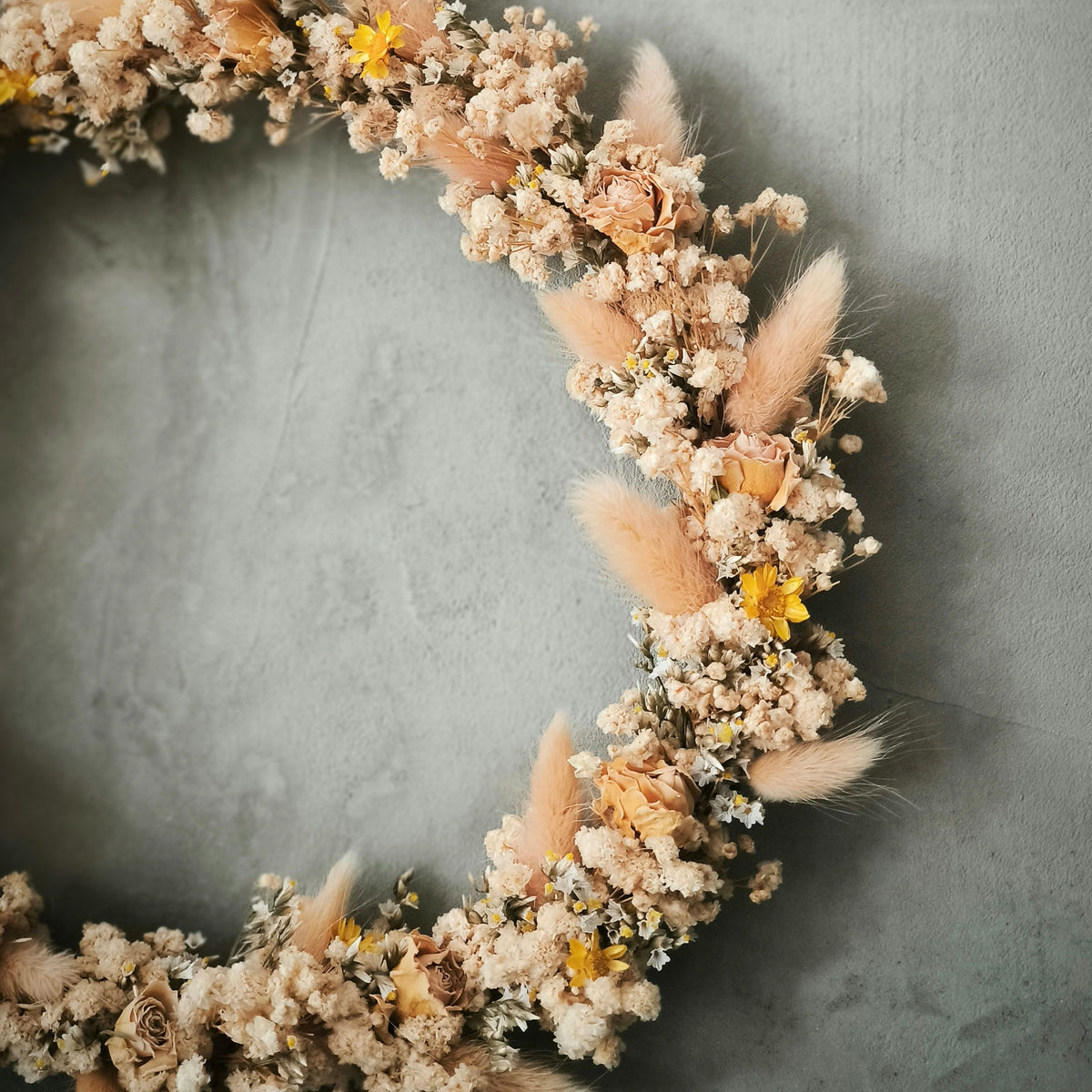 Blumenring Peach Ivory Sunshine Detailansicht