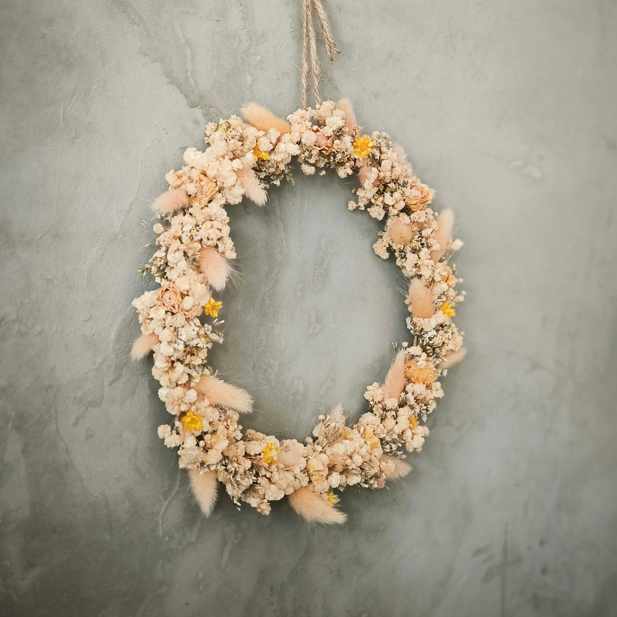 Blumenring Peach Ivory Sunshine Seitenansicht