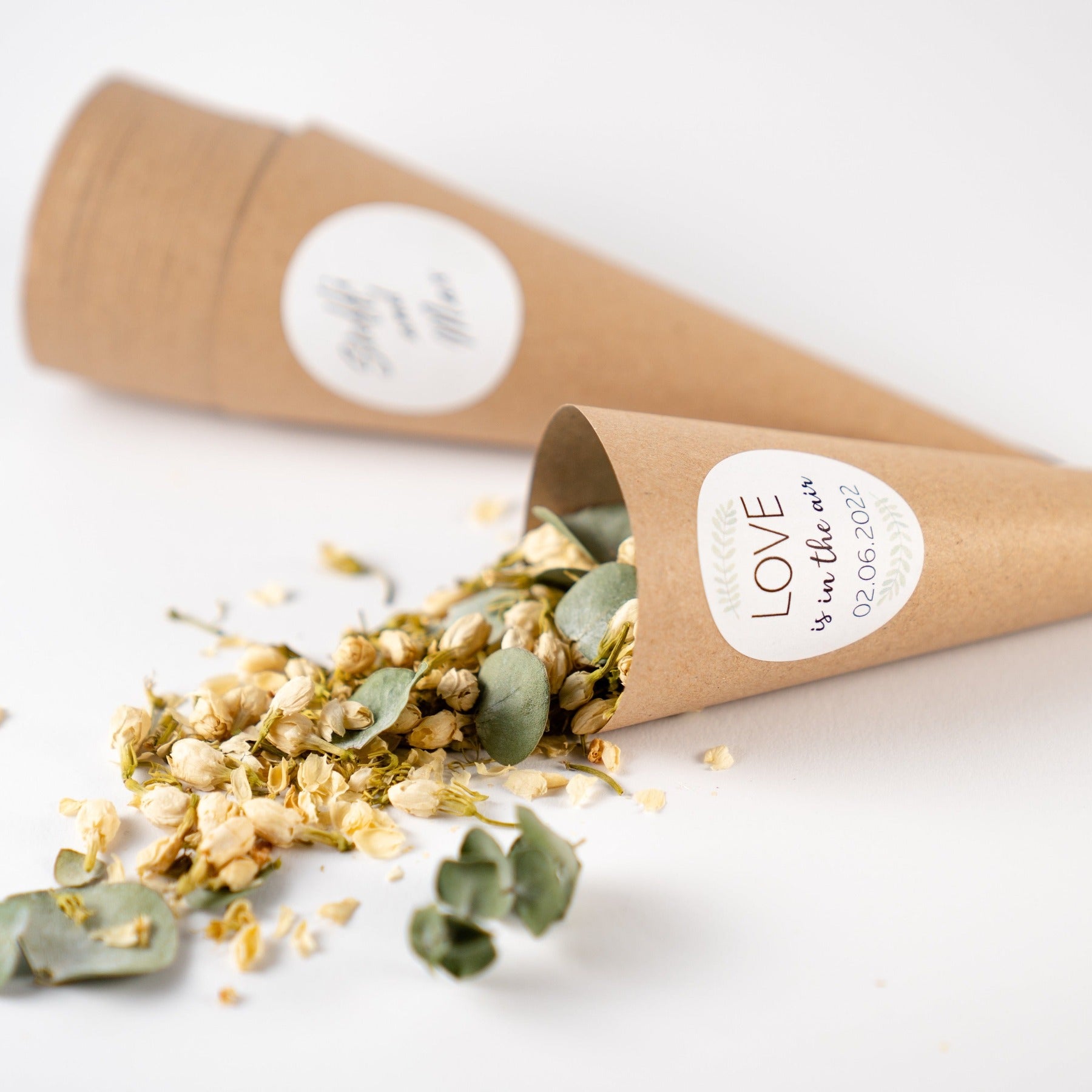 Cones aus Kraftpapier