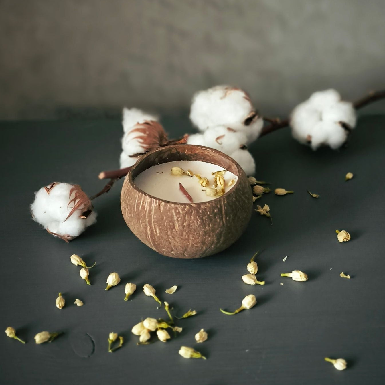 Lumininie Kerze Cotton Flower