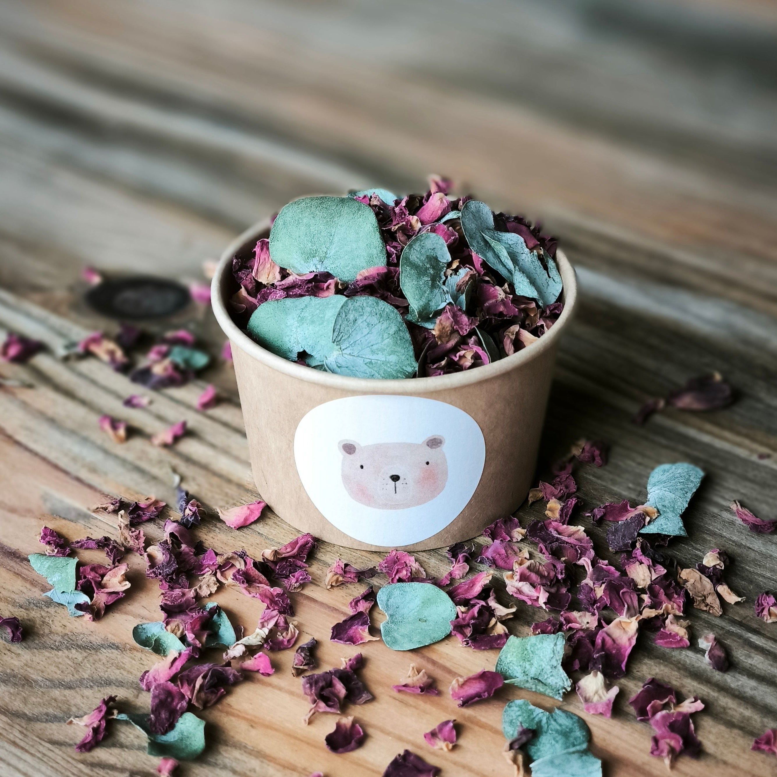 Magic Bloom in braunen Bechern mit Layout 9