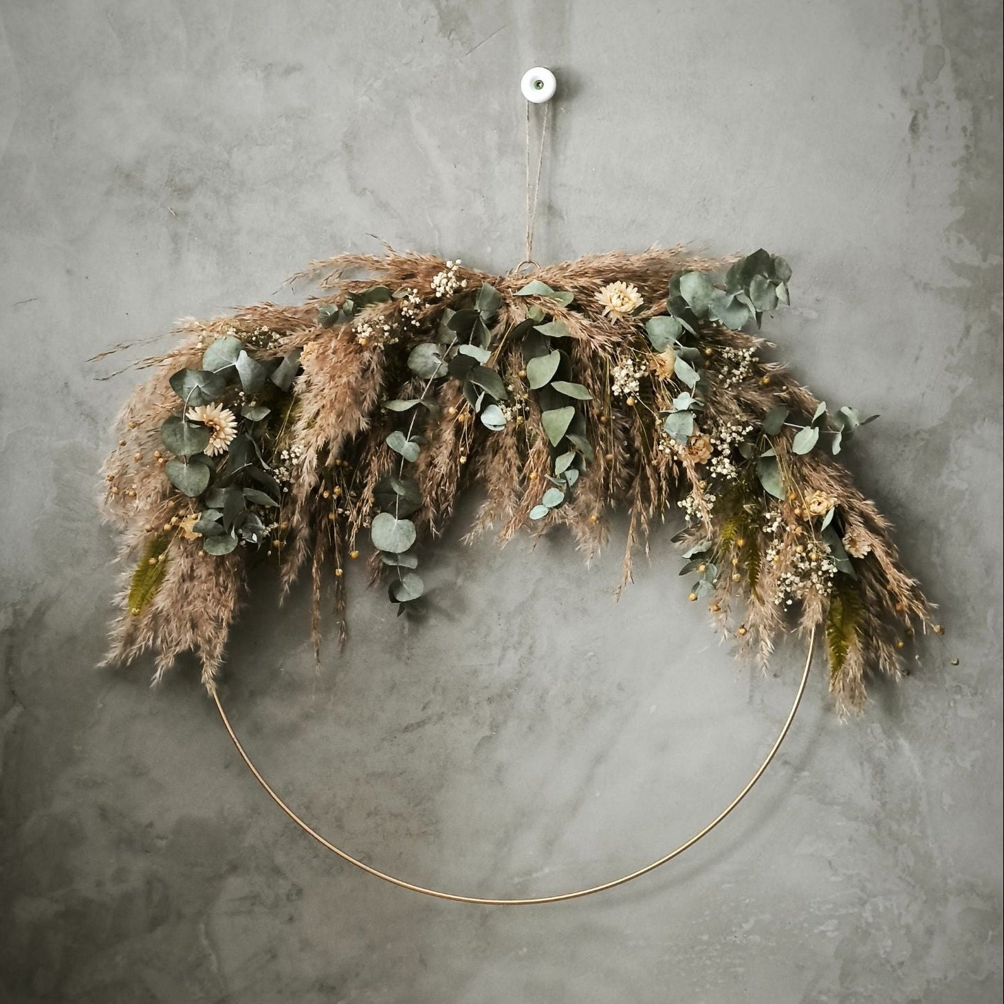 Quiet Fields Trockenblumen in Natur beigetönen