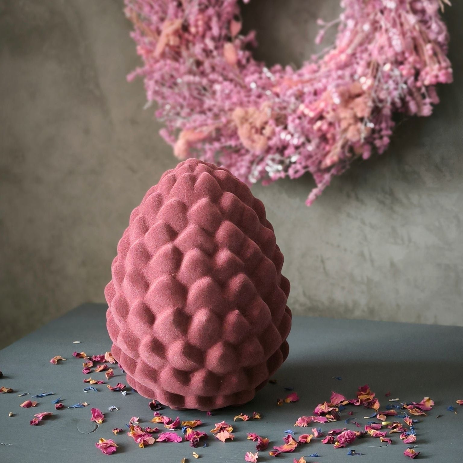 Velvet Berry Samtzapfen gross