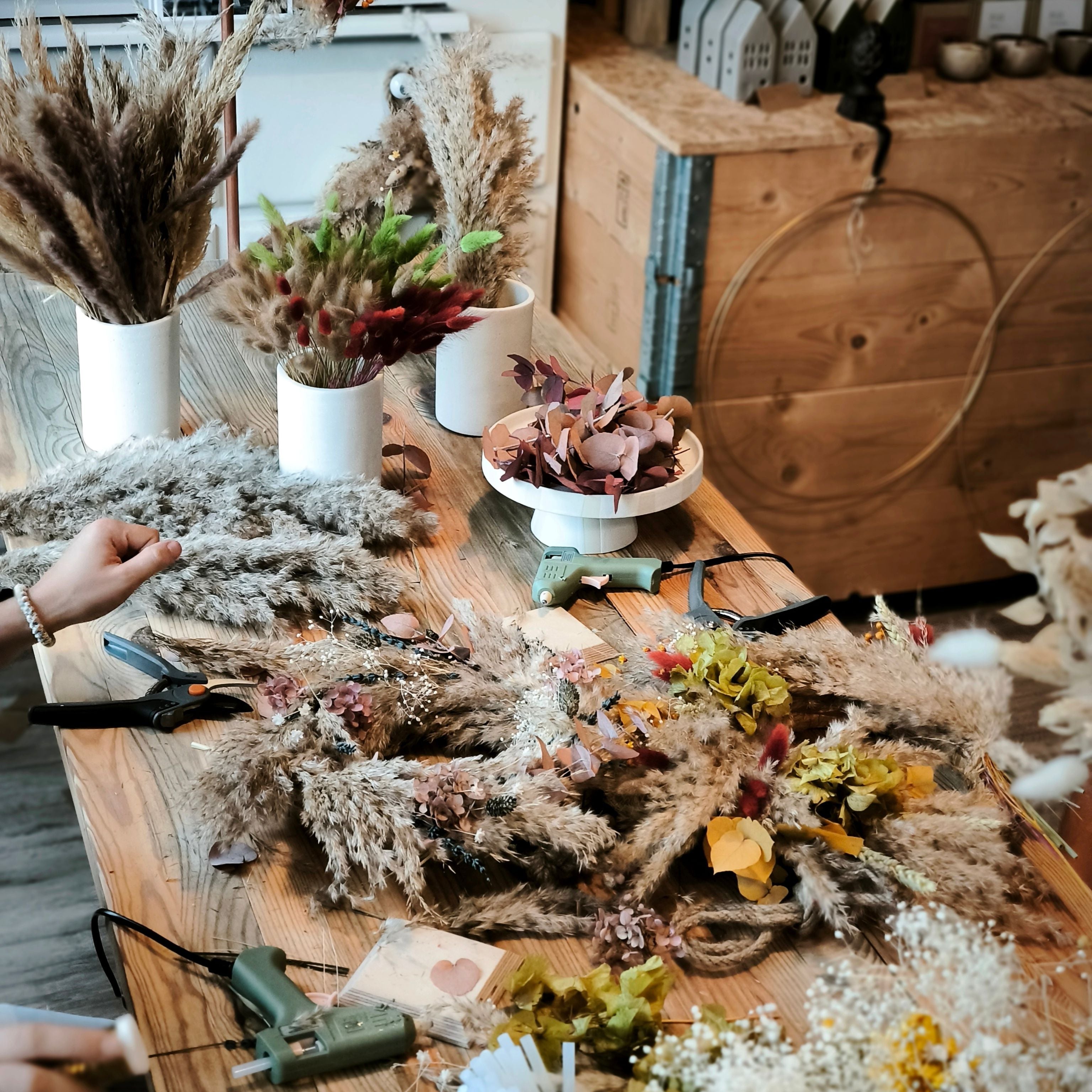 Workshop Türkranz Arbeitstisch