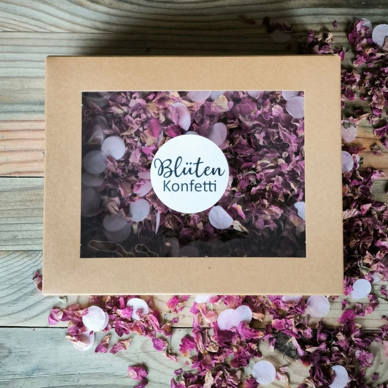 Blütenkonfetti Pink Romance mit Seidenpapierkonfetti