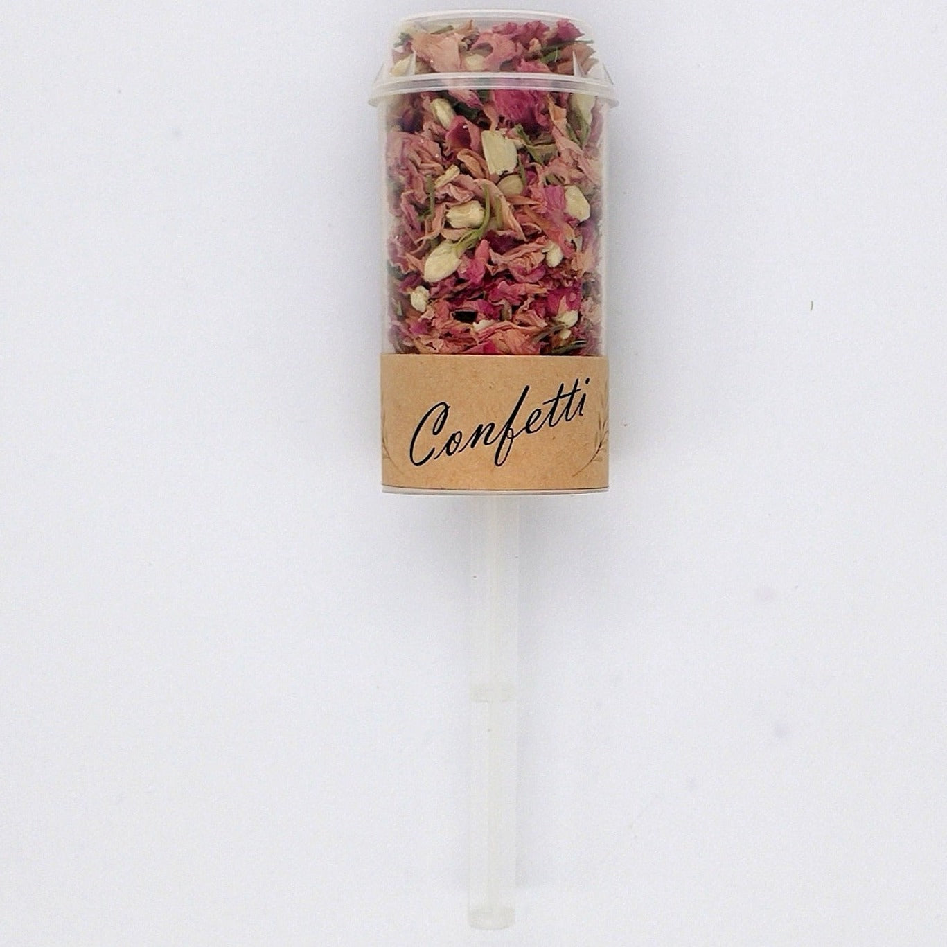 Konfetti-Popper Pink Ivory-Confetti