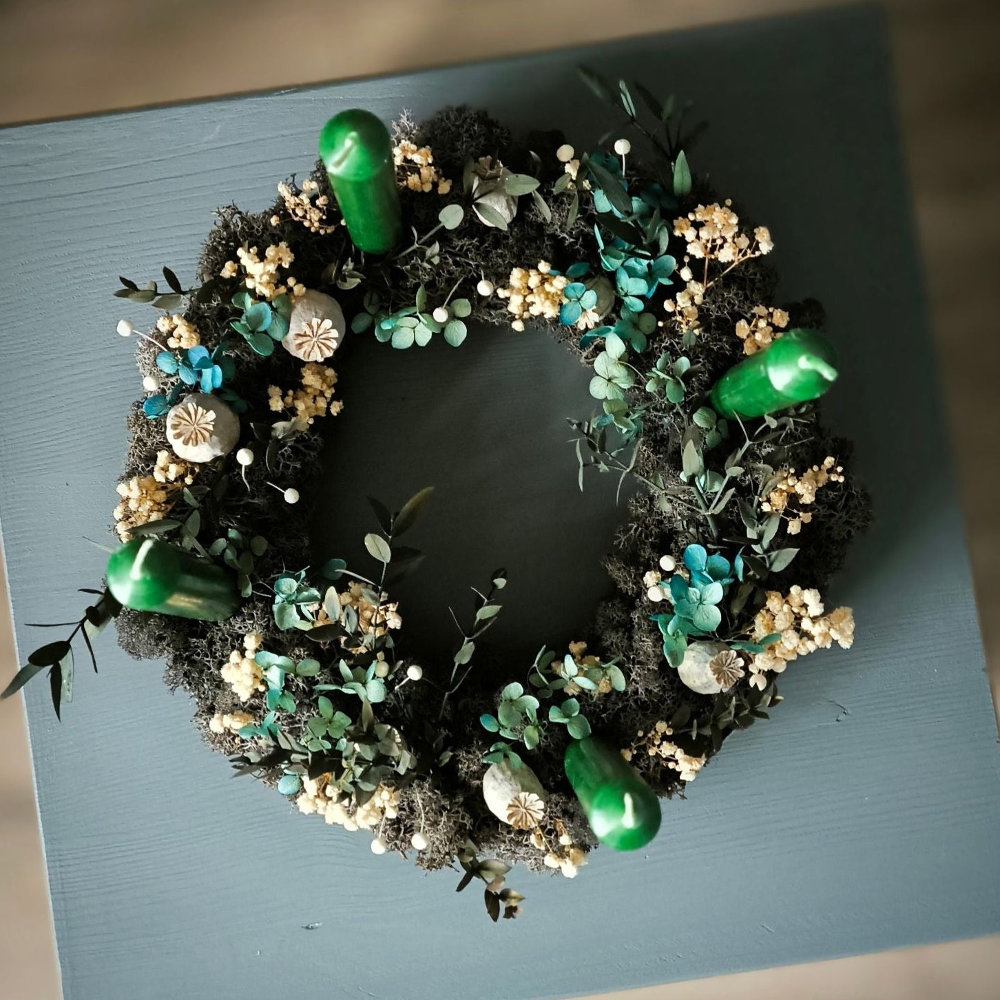 Adventskranzschale Nordic Grace Draufsicht