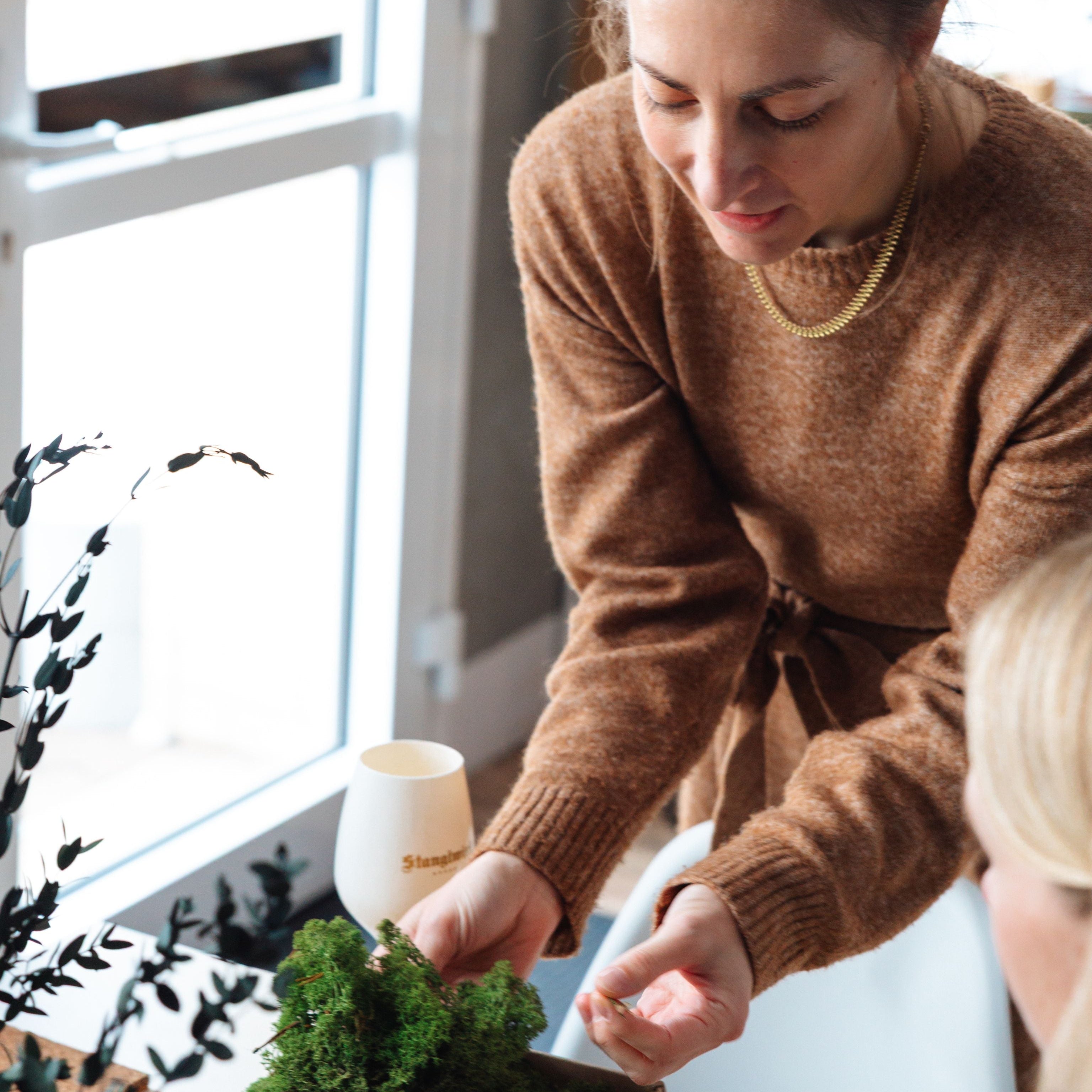Blütenkonfetti Zeitgeschenk Pinnwand ich zeige euch wie es geht
