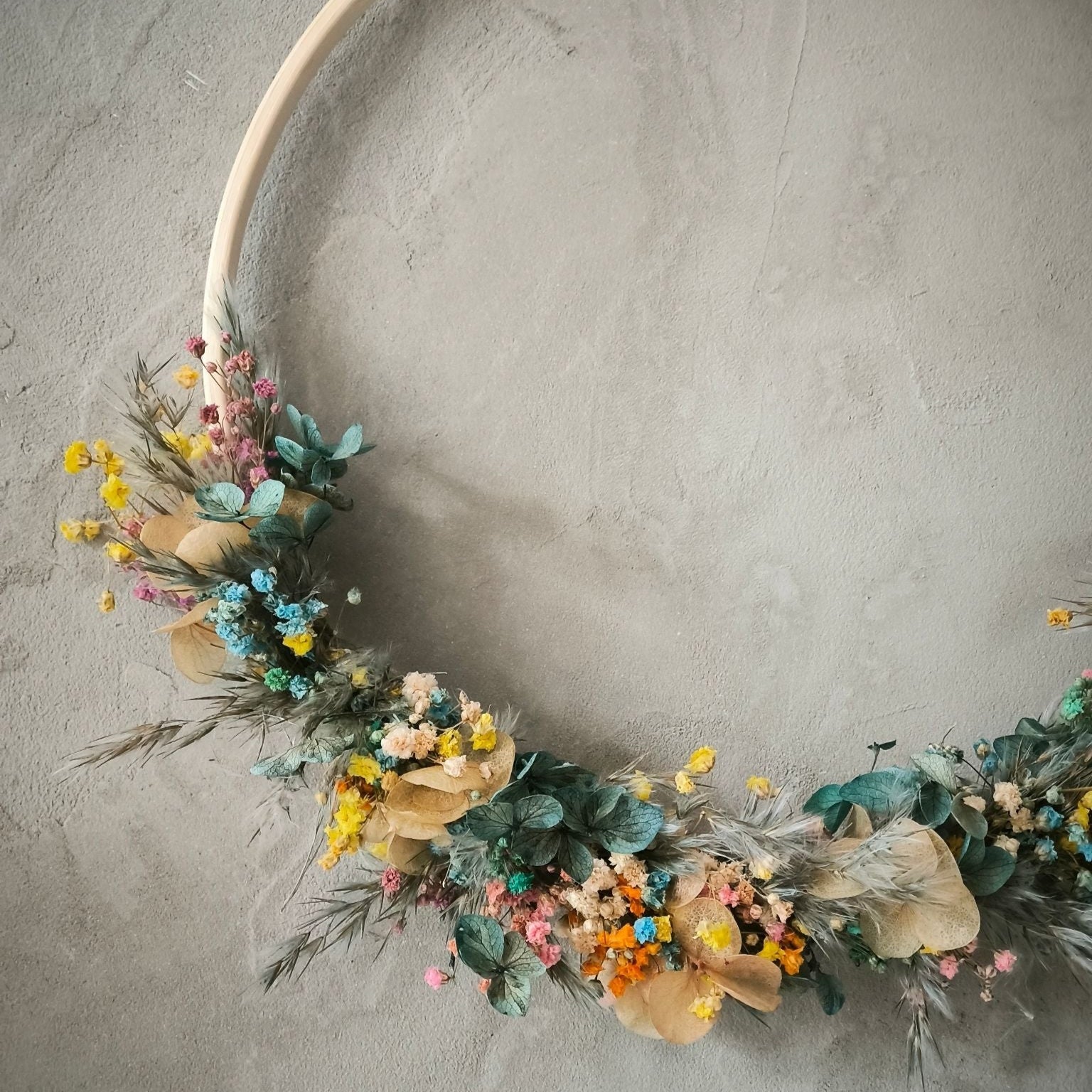 Blumenring rustic charm Detailansicht