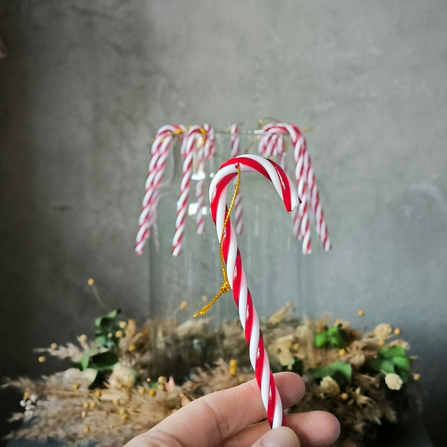 Candy Twist Zuckerstangen Nahaufnahme