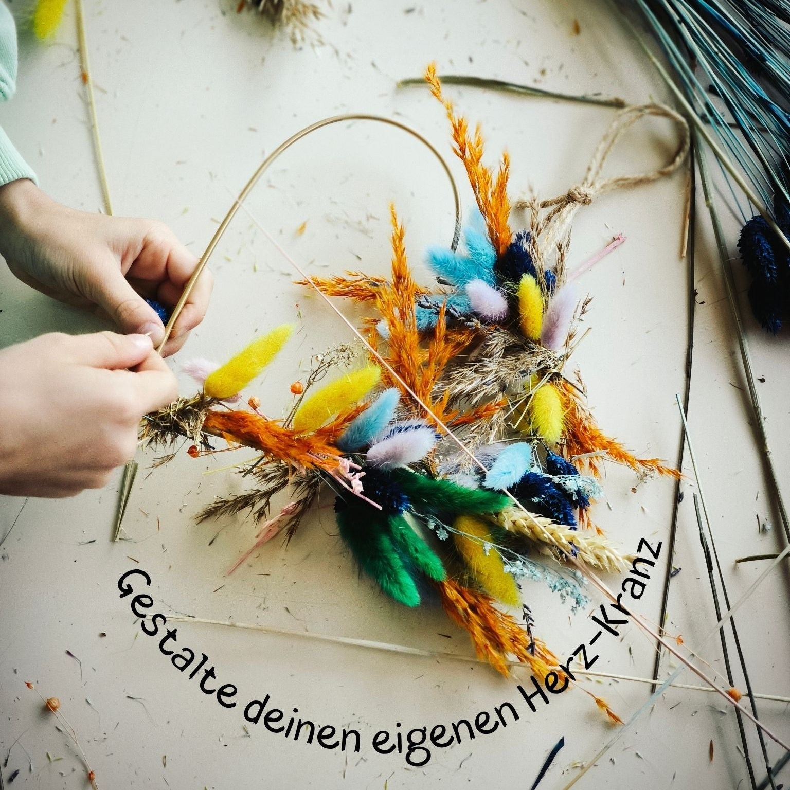 gestalte deinen eigenen Herz-Kranz