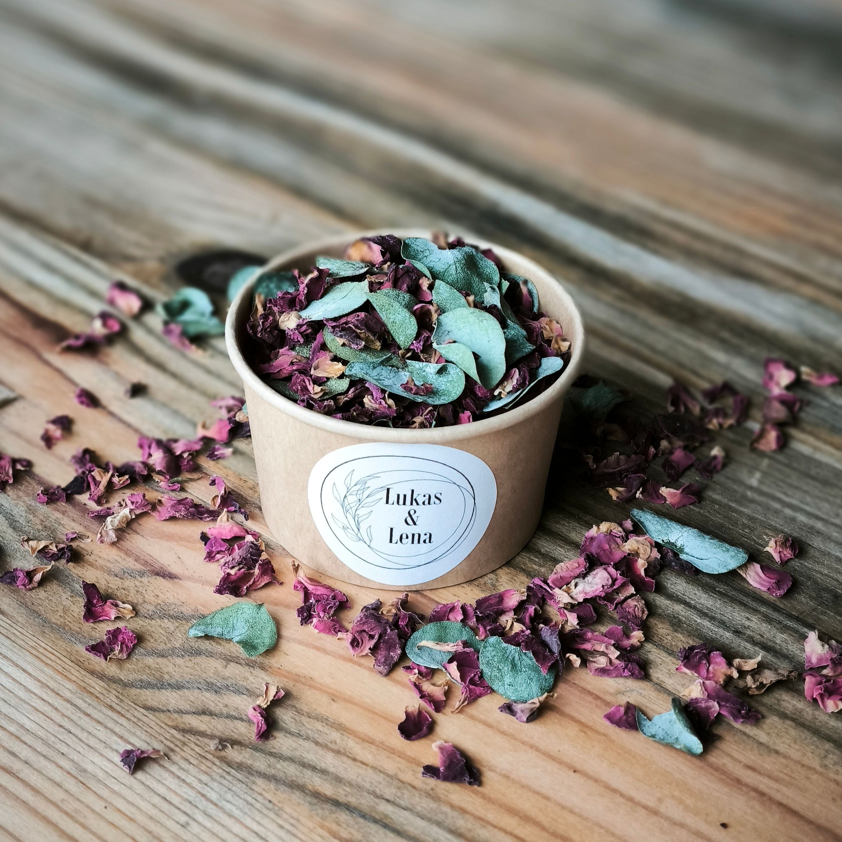 Magic Bloom in braunen Bechern mit Layout 1