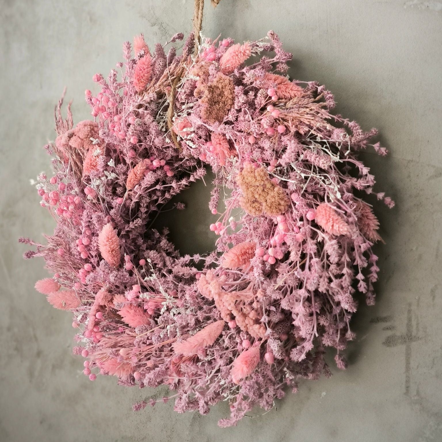 Rosy Meadow Kranz Detailansicht
