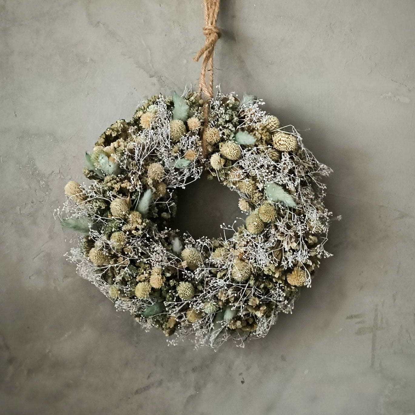 Sage Whisper Trockenblumenkranz