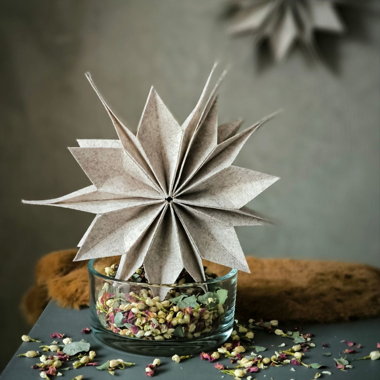 Soft Grey Filzstern Detailansicht