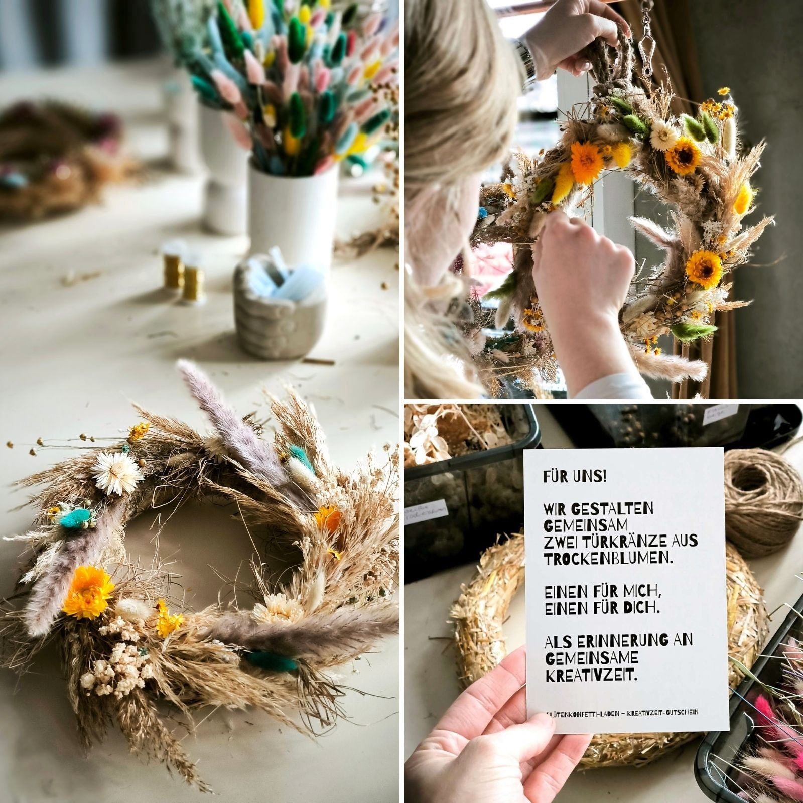 Titelbild Workshop Türkranz zu zweit gestalten