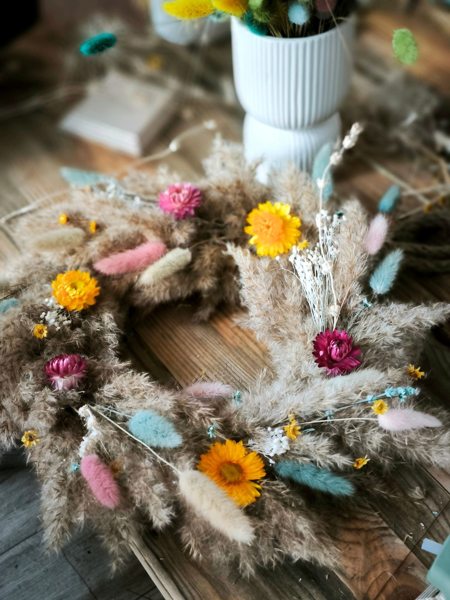Workshop – Türkränze aus Trockenblumen gestalten |Braunschweig