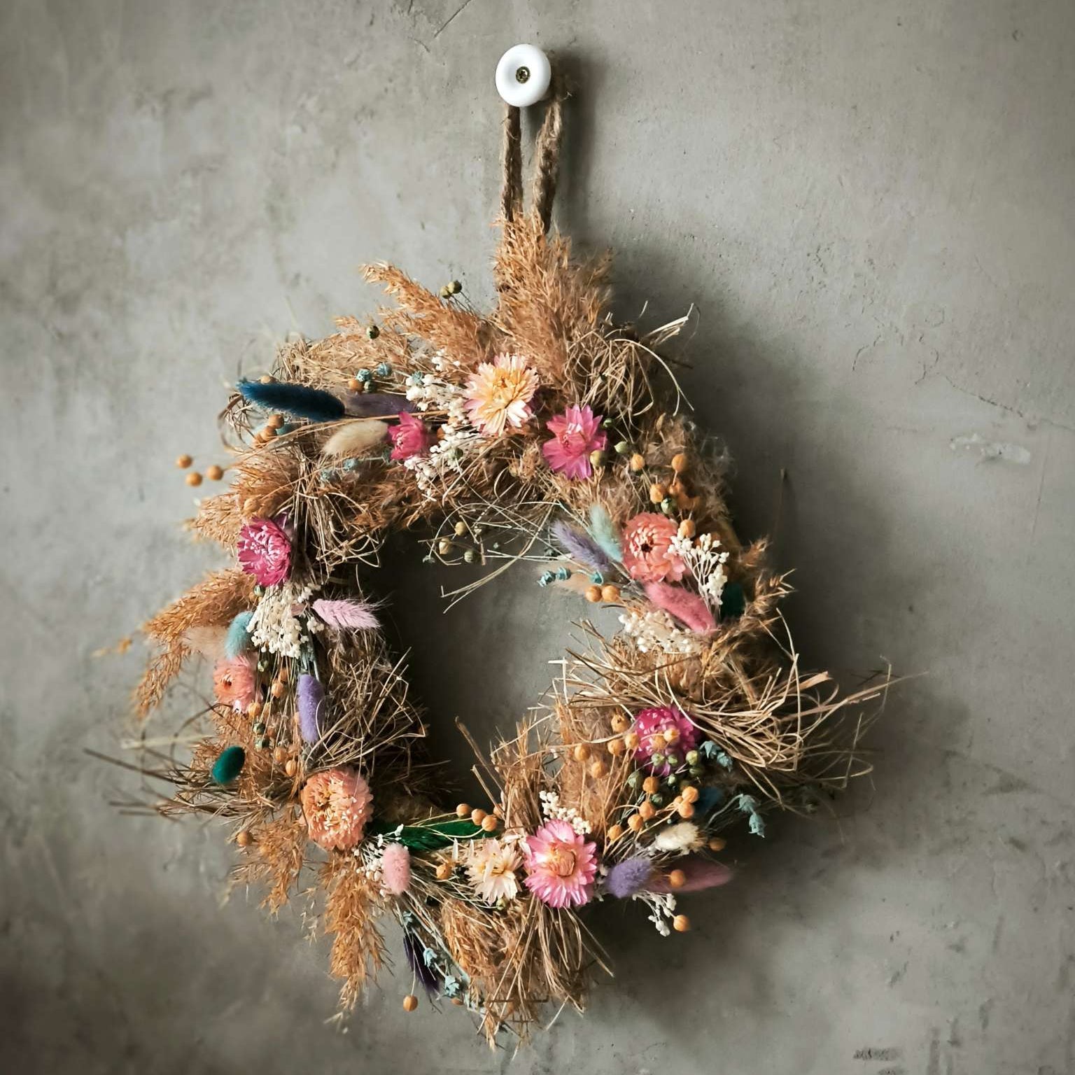 Zeitgeschenk Kranz Seitenansicht Beispiel