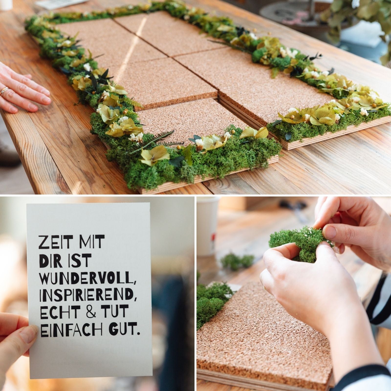 Zeitgeschenk Pinnwand Titelbild