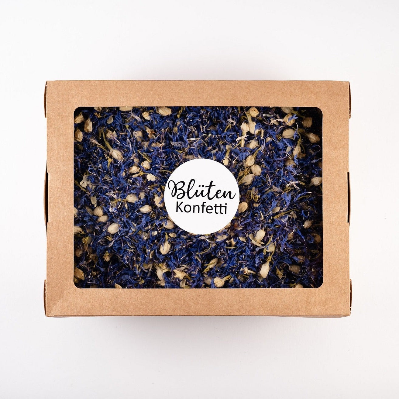 Blütenkonfetti Blue Ivory in der Box