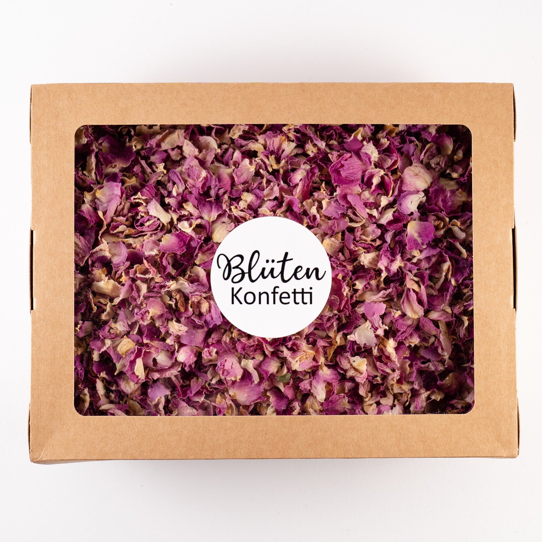Blütenkonfetti Pink Romance in der Box