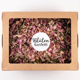 Blütenkonfetti Pink Olive in der Box