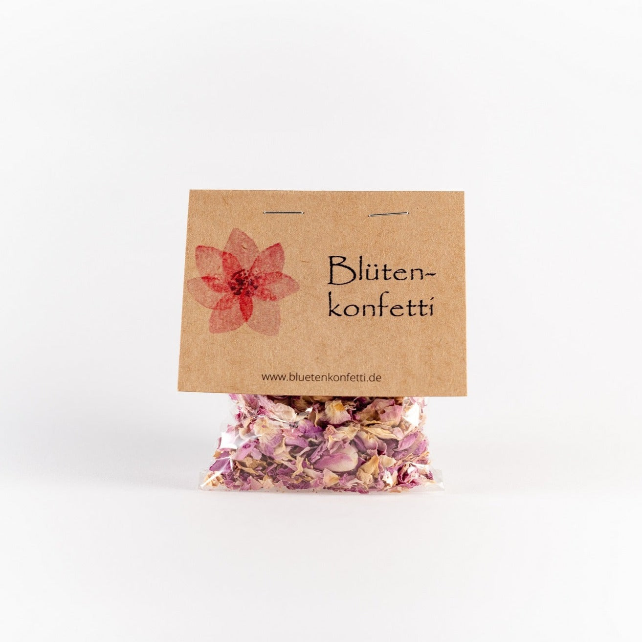5 Päckchen Blütenkonfetti "Pink Romance" in Päckchen mit verschiedenen Layouts